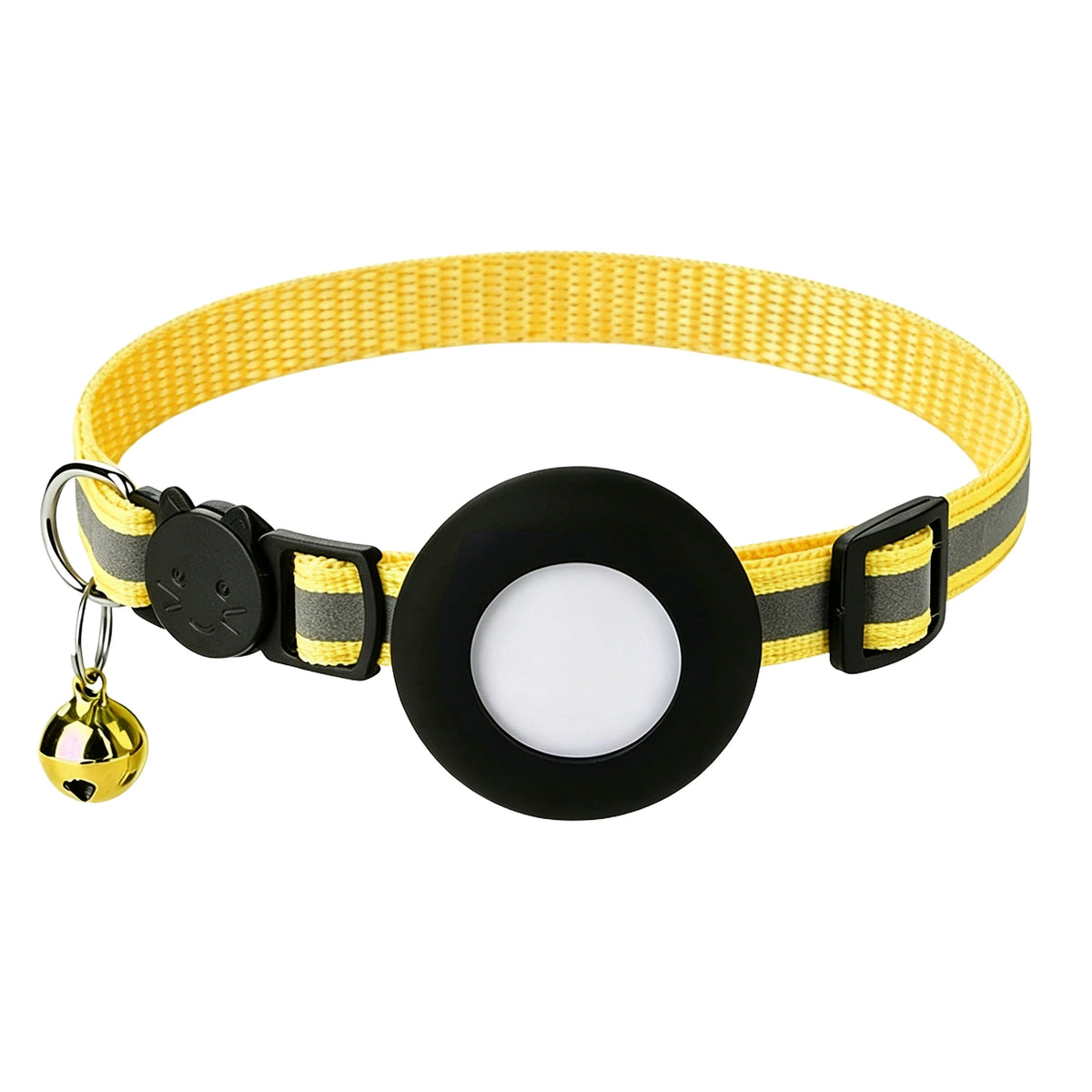 Collier chat anti-perte ajustable, vue de près