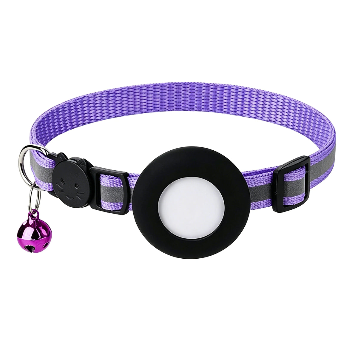 Support AirTag intégré au collier pour chat