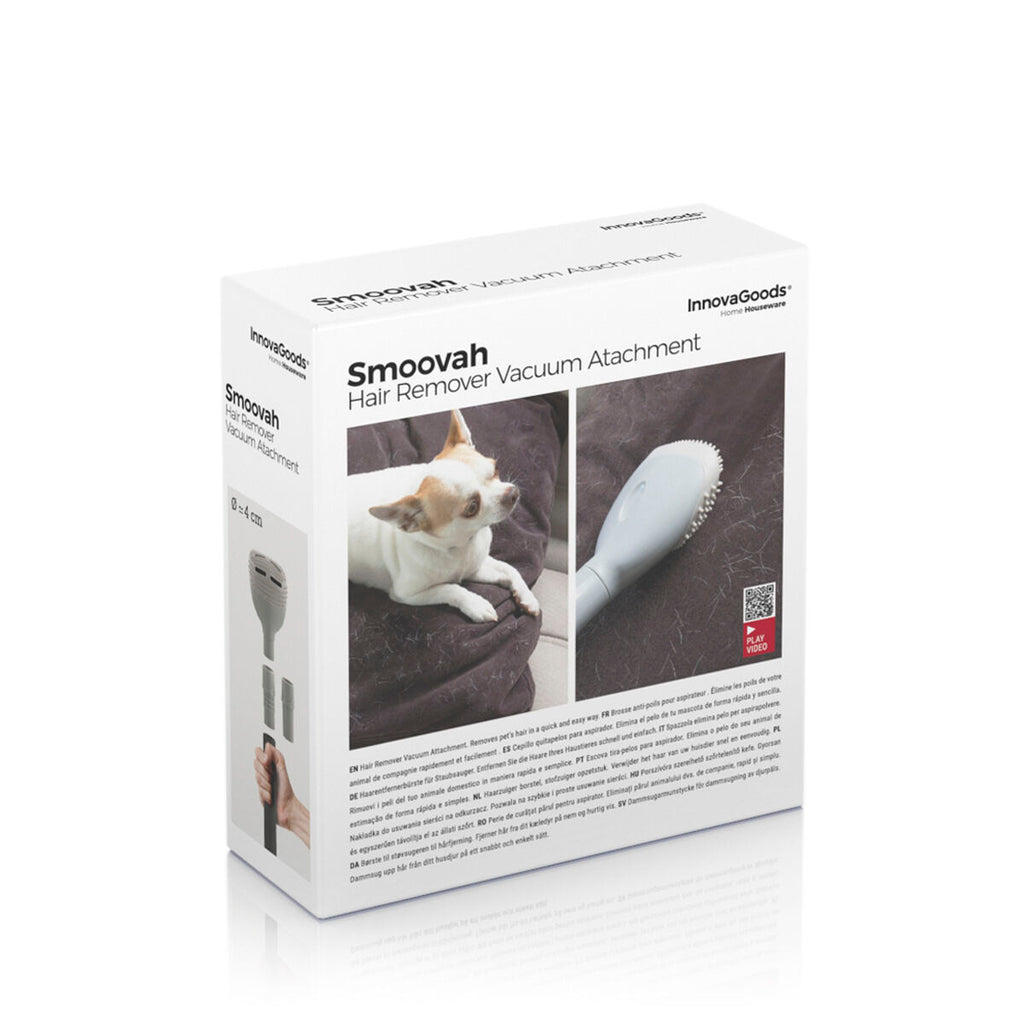Emballage de la brosse aspirateur anti-poils avec adaptateurs