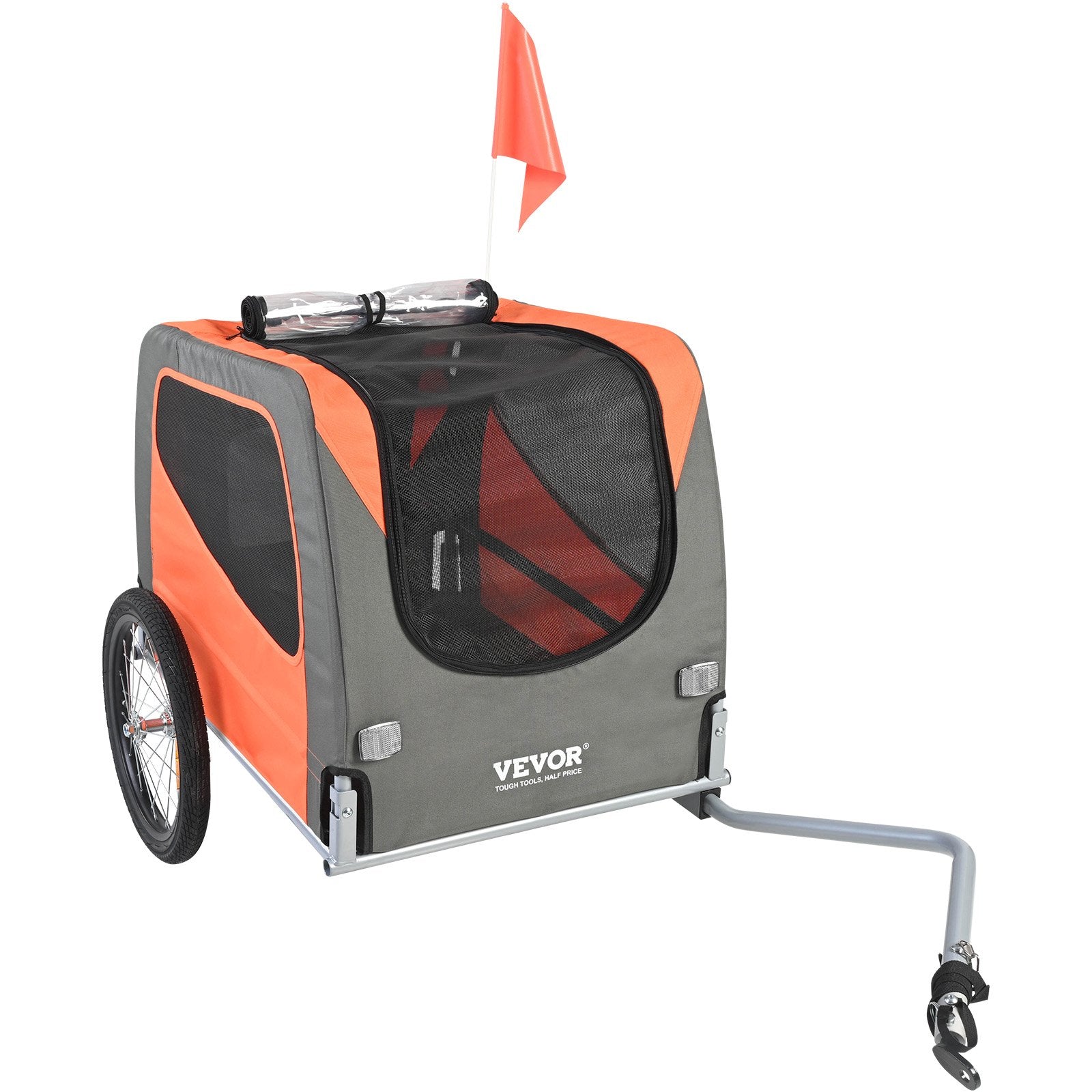 Dog Bike Trailer, Supports up to 66 lbs, Pet Cart Bicycle Carrier,